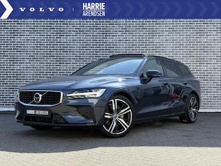 Volvo V60 2.0 T6 Recharge AWD R-Design | Trekhaak | Harman Kardon audio | 360 camera | Keyless | Head-up display | Navigatie | Panoramadak | Adaptive cruise control | Apple Carplay / Android Auto |
