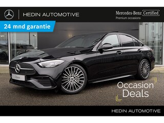 Mercedes-Benz C 200 Limousine Automaat AMG Line | Premium Pakket | Nightpakket | Panoramadak | LED | Sfeerverlichting | Memory | Stoelverwarming | Spiegelpakket