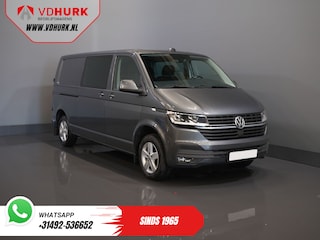 Volkswagen Transporter 2.0 TDI 150 pk DSG Aut. L2 DC Dubbel Cabine MIXTO/ LED/ Adapt.Cruise/ Standkachel/ Stoelverw./ Carplay/ Camera/ PDC/ LMV/ Trekhaak/ Airco