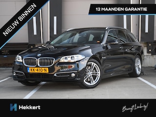 BMW 5-serie Touring 520i Luxury Edition 184pk Automaat LEDER | 18''LM | CRUISE.C | PDC | NAVI | ELEKTR. STOELEN + GEHEUGEN