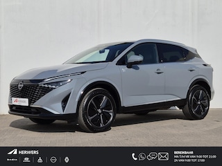 Nissan Qashqai 1.3 MHEV Xtronic Tekna Automaat / Nieuw Model / Facelift / Cold Pack / HUD / Rondomzicht camera / Trekgewicht 1800 kg / Elektrische achterklep / Stoel- en Stuurverwarming / Adaptief CC / Voorruit verwarming /