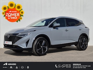 Nissan Qashqai 1.3 MHEV Xtronic Tekna Automaat / Nieuw Model / Facelift / Cold Pack / HUD / Rondomzicht camera / Trekgewicht 1800 kg / Elektrische achterklep / Stoel- en Stuurverwarming / Adaptief CC / Voorruit verwarming /