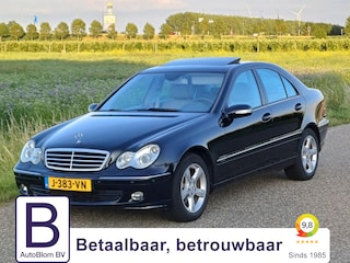 Mercedes-Benz C-klasse 200 K. Avantgarde /Chique combinatie/Hout/Navi/Schuifdak/