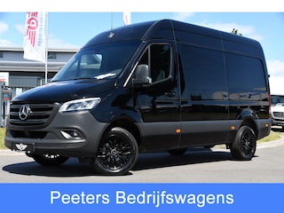 Mercedes-Benz Sprinter 319 3.0 CDI L2H2 Black Edition Adaptieve Cruise, 360 Camera, Carplay, 3500kg Trekhaak, 190PK, LED, Multimedia, Standkachel, Uniek!