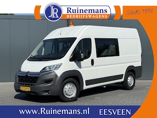Citroën Jumper 2.2 HDI 131 PK ZWAAR / L2H2 / 1e EIG. / 7-PERS DUBBELE CABINE / AIRCO / 3 TONS TREKHAAK / CAMERA / INRICHTING