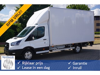 Ford Transit 350L 165PK Bakwagen BPM VRIJ Navi, Camera, ACC, Lat om Lat, Dhollandia 1000KG Klep NR. A02*