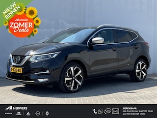 Nissan Qashqai 1.3 DIG-T Tekna + / Panoramadak / 360° Camera / Apple Carplay & Android Auto / Elektrisch verstelbare voorstoelen met Geheugenset / Voorruit- en Stoelverwarming voor / Keyless Entry & Start / Navigatie full map / Cruise- en Climate Control / Bose Premium Audio /