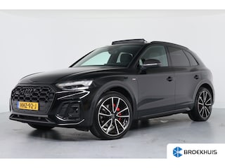 Audi Q5 55 TFSI e quattro Competition | Luchtvering | Valcona | Massage | Open Dak | Bang&Olufsen | Trekhaak | Carbon | HUD | 360 Camera | Virtual | 3-Zone Clima | Stoel/Stuur Verwarming | Navi | Cruise Adaptive | 21'' LMV