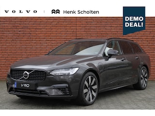 Volvo V90 T6 AWD AUT8 350PK Ultimate Dark Luchtvering, Adaptieve Cruise Control, Pilot Assist, Harman/Kardon Audiosysteem, Parkeersensoren voor en achter, Parkeercamera achter, Nappa lederen bekleding, Stoelverwarming, Stuurwielverwarming, Stoelventilatie, Massagefunctie, Extra getint glas, Luchtvering
