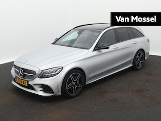 Mercedes-Benz C-klasse Estate 180 Business Solution AMG | PANORAMADAK | LEDER | STOELVERWARMING | LED VERLICHTING | ELEKTRISCHE ACHTERKEP | NAVIGATIE |