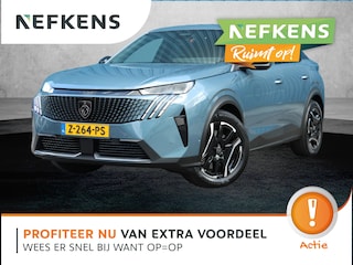 Peugeot 3008 Allure 73 kWh 210PK | AppleCarPlay/AndroidAuto | 360'Camera | 19''LMV | Navigatie | Adaptief Cruise Control | Climate Control | Digitaal Dashboard | Keyless | FULL LED | Privacy Glass | Isofix |