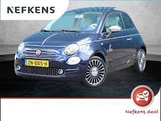 Fiat 500 0.9 TwinAir 105PK Turbo Riva | Nummer 18/500! | AppleCarPlay/AndroidAuto | Climate Control | Glazen dak | Lederen Bekleding | Two-Tone | 16 inch lichtmetalen velgen |
