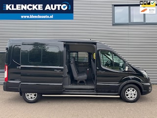 Ford Transit 350 2.0 TDCI L3H2 UNIEK Dubbel cabine AUTOMAAT 170PK Xenon Navi Airco Cruise ctrl