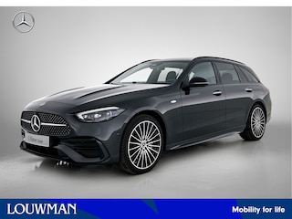 Mercedes-Benz C-klasse Estate 300 e Business Solution AMG Identiek aan 201235 201177 | Trekhaak | Nightpakket | Parkeerpakket met 360°-camera | KEYLESS GO-comfortpakket | Antidiefstalpakket GUARD 360° Plus | EASY PACK achterklep | Memorypakket |