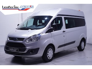 Ford Transit Custom 2.0 TDCI 130 pk L2H2 Dubbel Cabine 6p Airco Cruise Control, PDC V+A, Hoog Dak