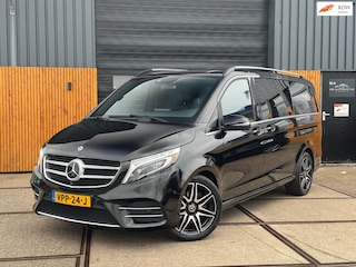 Mercedes-Benz V-klasse 250d AMG L2*acc*burmester*stoelverw+koeling*standkachel*2xSchuifdeur*camera*lane.assist*grijskenteken