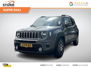 Jeep Renegade 1.3T DDCT Limited Trekhaak | Navigatie | Climate Control | Keyless Entry | Cruise Control | Park. Sensor | LM Velgen | Rijklaarprijs!