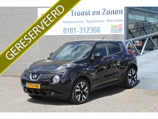 Nissan Juke 1.6 Connect Edition Automaat/Navigatie/Achteruitrijcamera/Climate control/Cruise control/Trekhaak/Multifunctioneel stuurwiel/Radio-CD speler/18'' Lichtmetalen velgen.