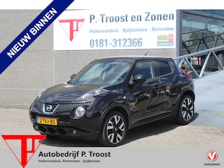 Nissan Juke 1.6 Connect Edition Automaat/Navigatie/Achteruitrijcamera/Climate control/Cruise control/Trekhaak/Multifunctioneel stuurwiel/Radio-CD speler/18'' Lichtmetalen velgen.