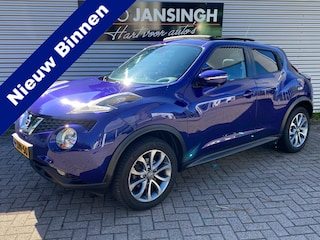 Nissan Juke 1.2 DIG-T S/S Tekna met Panoramadak!! | Cruise | Panoramadak | Climate | Navi | Camera | Leer! | RIJKLAARPRIJS INCL 12 MAANDEN GARANTIE EN BEURT