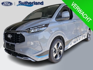 Ford Transit Custom 320 2.5 PHEV L2H1 Sport 233pk | Inklapbare trekhaak | 19 inch lichtmetalen Sport velgen (mat zwart) | Verwarmbaar stuurwiel | Navigatie systeem | B&O speakers