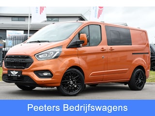 Ford Transit Custom 300 2.0 TDCI L1H1 Limited DC Raptor Edition Cruise, Camera, Carplay, 2 x Schuifdeur, Stoelverwarming, 170PK, Automaat, Uniek!
