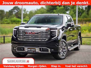 GMC Sierra DENALI | All-In Prijs | 6,2 V8 Full Option | De Meest Luxe Pick-Up in zijn Klasse | Comfortabele Dubbele Cabine met Royale 5 Zitplaatsen | BPM vrij | Nu Leverbaar uit Voorraad | Voorraad Nr 433587