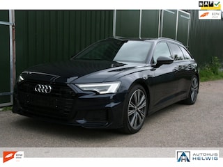 Audi A6 Avant 50 TFSI e quattro S edition 3 x S-LINE, BLACK-LINE, LEER, PANORAMADAK, CAMERA, NAVI, TREKHAAK