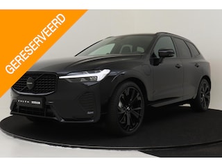 Volvo XC60 T6 PLUG-IN HYBRID AWD ULTRA BLACK EDITION *NIEUW!* -PANO.DAK|BOWERS&WILKINS|LUCHTVERING|GEVENT.LEDER+MASSAGE|21"|BLIS|TREKHAAK