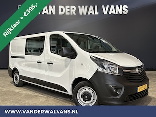 Opel Vivaro 1.6 CDTI 126pk L2H1 Dubbele Cabine Euro6 RIJKLAAR Airco | 5-Zits | Camera | Navigatie | Trekhaak Cruisecontrol, Parkeersensoren