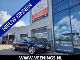 Audi A4 Cabriolet 2.4 V6 Pro Line AUTOMAAT - CLIMA - LEER + STL VERWARMING - CRUISE - NL AUTO