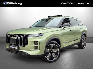 Jaecoo 7 J7 PHEV Exclusive met 1500 KG trekgewicht, 1200 KM RANGE Navigatie, Elektrische achterklep, Luxe lederen bekleding en 7 jaar garantie