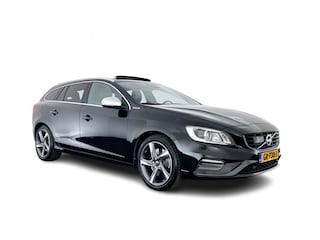Volvo V60 2.4 D6 Twin Engine R-Design-Sportpack Aut. *PANO | LUXURY-LEATHER | BI-XENON | PREMIUM AUDIO | NAVI-FULLMAP | MEMORY-PACK | HEATED-COMFORTSEATS | ECC | CAMERA | LANE-ASSIST | PDC | CRUISE | TOWBAR | 18''ALU*