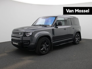 Land Rover Defender 110 2.0 P400e 110 S | Zijtredes | Donker getint glas | Zwarte hemel | 360 gr. camera | Schuif/ kanteldak | 20" L.M. velgen