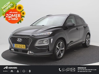 Hyundai Kona 1.6 T-GDI Premium 177PK 4WD / Trekhaak / 1250KG Trekgewicht / NL Auto / Historie aanwezig / Schuif-kanteldak / Lederen bekleding / HUD Display / Navigatie / 18" LMV /
