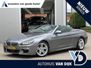 BMW 6-serie Cabrio 640i High Executive M-Pakket | NL Auto/2e Eign./Voll.Historie/19"/Adapt.Cruise/Leder