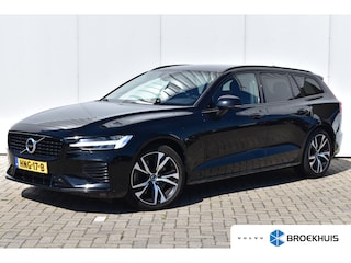 Volvo V60 2.0 T6 Recharge AWD R-Design | UNIEK - NieuwLeder! | LageKM! | Trekhaak | Adap. Cruise | Stoel/Stuurverw.