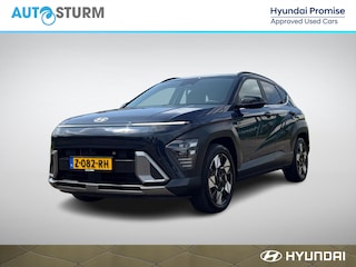 Hyundai Kona 1.6 GDI HEV Premium | Two-Tone Lakkleur | Stoelverwarming + -Ventilatie | 360° Camera | Leder | Navigatie | Apple Carplay/Android Auto | Geheugenstoel | Rijklaarprijs!