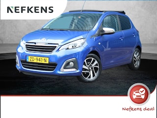 Peugeot 108 1.0 e-VTi Allure TOP! | Vouwdak | AppleCarplay/AndroidAuto | Climate Control | Bluetooth | Keyless | LED | Start/Stop Systeem | Privacy Glass | Buitenspiegels elektrisch verstel -en verwarmbaar | 15"LMV |