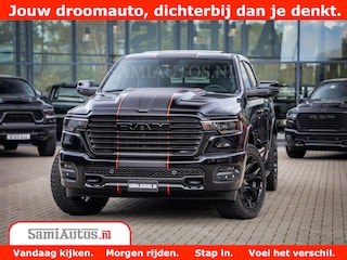 Dodge Ram 1500 Night Premium | Full Option | De Meest Luxe Pick-Up in zijn Klasse | Comfortabele Dubbele Cabine met Royale 5 Zitplaatsen | BPM vrij | Nu Leverbaar uit Voorraad | Voorraad Nr 2283 - 3326
