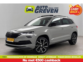 Skoda Karoq 1.5 TSI ACT 150PK Sportline Pano Sfeer Carplay Virtual Camera LED Clima Cruise Navi PDC 19''LMV