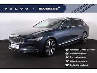 Volvo V90 T6 Recharge AWD Core Bright - LONG RANGE - Panorama/schuifdak - IntelliSafe Assist & Surround - Harman/Kardon audio - Adaptieve LED koplampen - Parkeercamera achter - Verwarmde voorstoelen, stuur & achterbank - Parkeersensoren voor & achter - Elektr. bedienb. voorstoelen met geheugen - Extra getint glas - Elektr. inklapbare trekhaak - 19' LMV