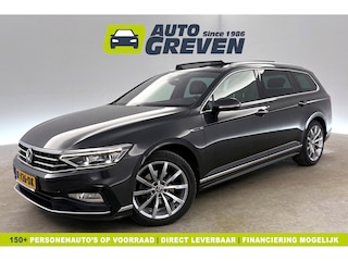 Volkswagen Passat 1.5 TSI 150PK R-Line DSG Pano LED Virtual Trekhaak ACC Camera Clima Carplay Leder Navi 18"LMV PDC