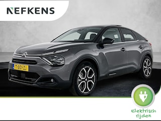 Citroën C4 EV Shine 50 kWh 136pk | Navigatie | Schuif-/kanteldak | Achteruitrijcamera | Lederen comfortstoel elektrisch+verwarmd+massage | Climate Control | Adaptieve Cruise Control | Full Led koplampen | Head-up display | Parkeersensoren v+a | Keyless | Dodehoeksensor | Apple Carplay / Android Auto | Bluetooth | DAB+ radio | Donker getint glas | 18" lichtmetalen velgen |