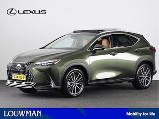 Lexus NX 450h+ AWD President Line *DEMO* | Elektrisch Glazen Panorama-dak | 360° Camera | Stoelverwarming -/ ventilatie |