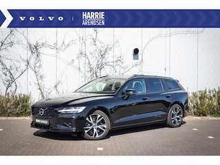 Volvo V60 Recharge T6 AWD R-Design | Schuif-/kanteldak | Trekhaak | Donker glas | Stoel + stuurverwarming | Parkeercamera