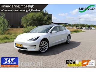 Tesla Model 3 Standard RWD Plus 60 kWh autopilot leder stoelverwarming panodak climate control dab memory seats pearl white