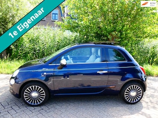 Fiat 500 1.2i 4-Cilinder 1e eig. RIVA Clima Cruise Leder Navi Schuifdak