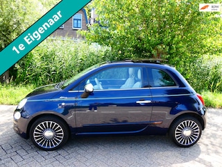 Fiat 500 1.2i 4-Cilinder 1e eig. RIVA Clima Cruise Leder Navi Schuifdak