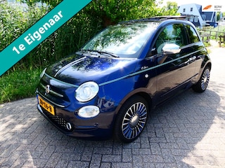 Fiat 500 1.2i 4-Cilinder 1e eig. RIVA Clima Cruise Leder Navi Schuifdak